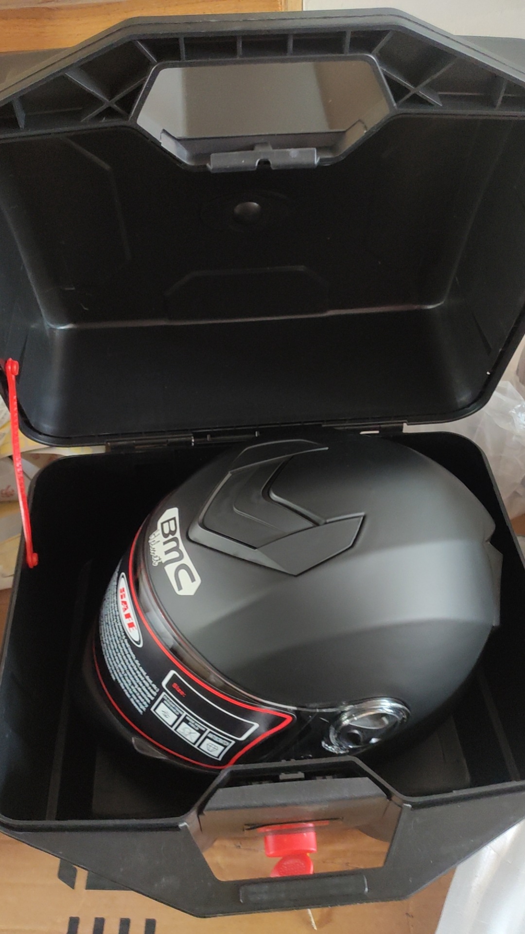 Cross-border super-large capacity Hengye 32L tail box thickened anti-fall motorcycle storage box electric car trunk wholesale