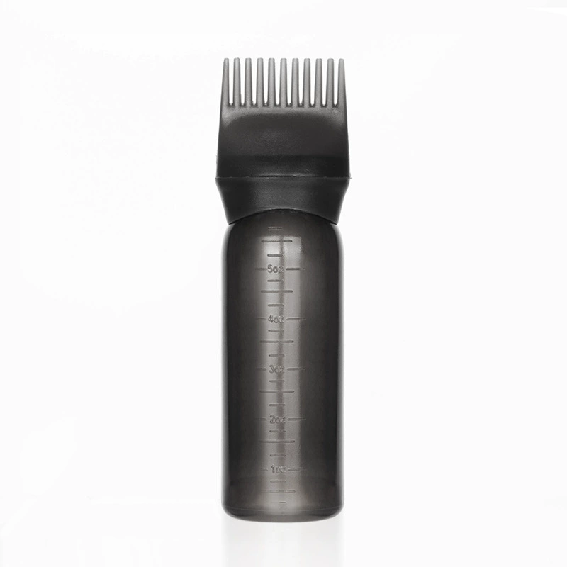Hair Dye Applicator Bottle, 120 ml, Comb Tip with Measurement Scale — Salon/Home Use
