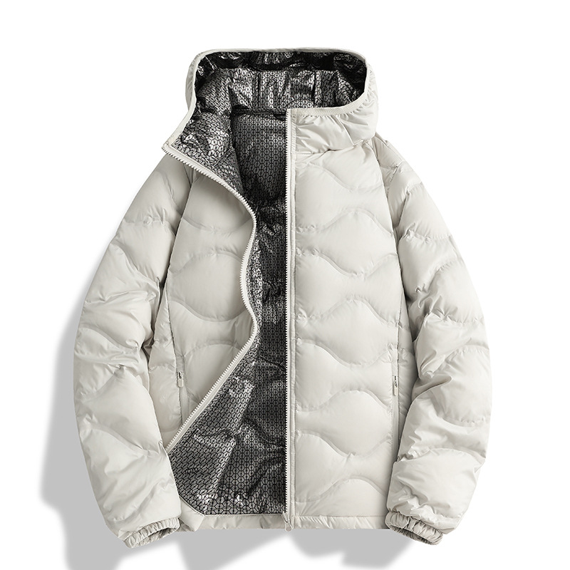 90 White Duck down Autumn and Winter New Graphene down Jacket Women's Hooded Thickened Warm down Top Women's down Jacket