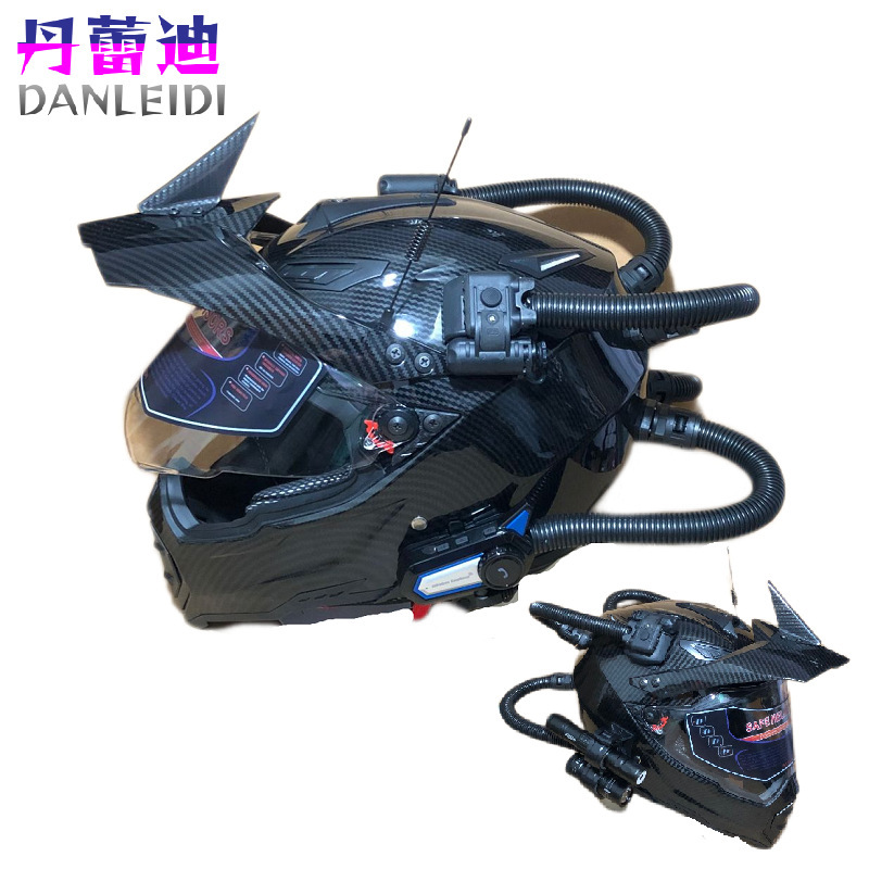 TikTok Explosions Motorcycle Helmet Off-road Helmet Tactical Bluetooth Headset Driving Recorder Laser Laser DOT