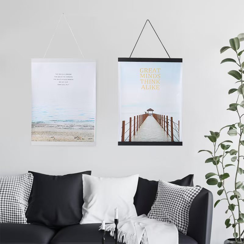Cross-Border Magnetic Poster Hangers, Simple Decorative Picture Frames, Wholesale Magnetic Hanging Rods, Hanging Frame Frames, Modern Minimalist