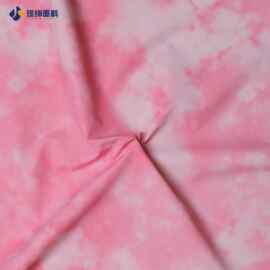 300T春亚纺离型纸印花面料 亮面科技感面料 秋冬羽绒服棉服布料