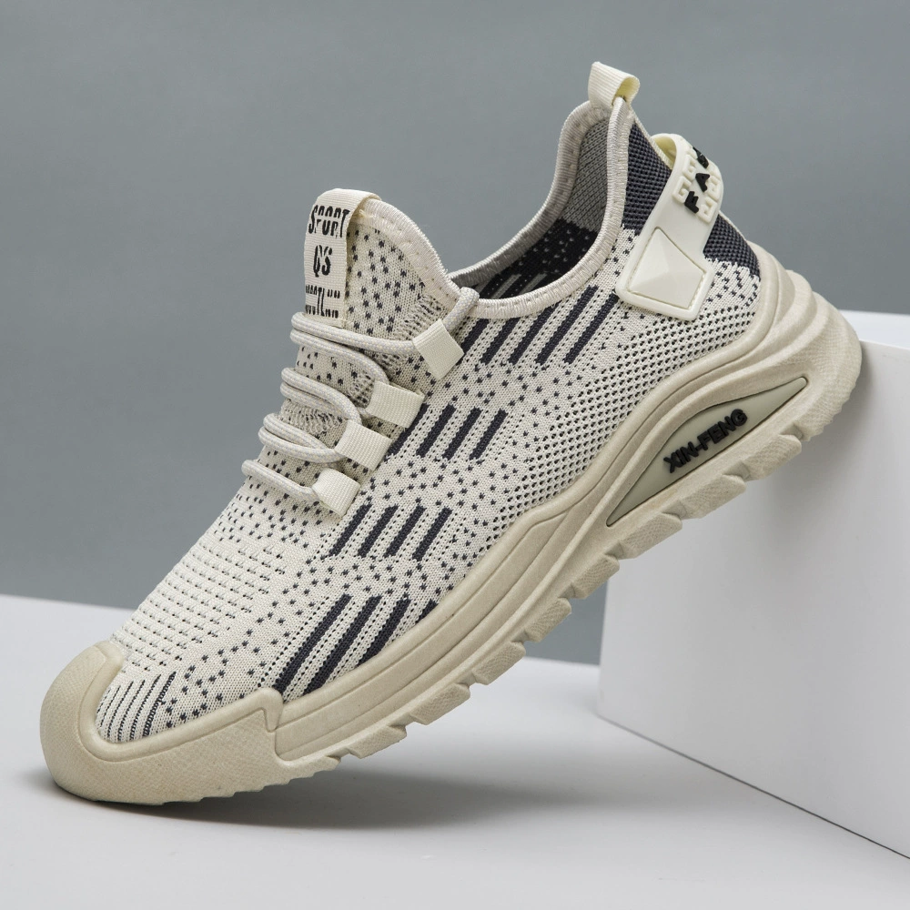 39-45 трансграничные мужские круглые головы на открытом воздухе повседневная мужская обувь летающая сетка дышащая новая мужская спортивная обувь мужчины