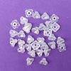 Retro beads from pearl heart-shaped, accessory, flowered