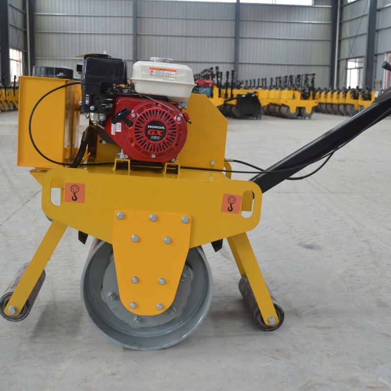 厂家直供小型手扶式柴油单轮压路机 600型单钢轮压实机 出口美国