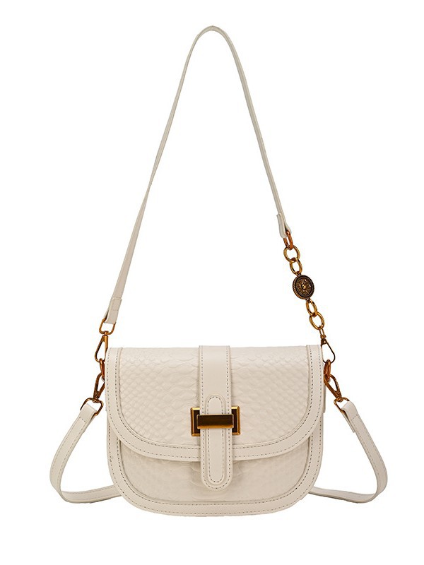 Bolso para mujeres 2026 nueva moda transfronteriza versátil bolso de silla de montar de color sólido sensación de lujo ligero tejido mochila