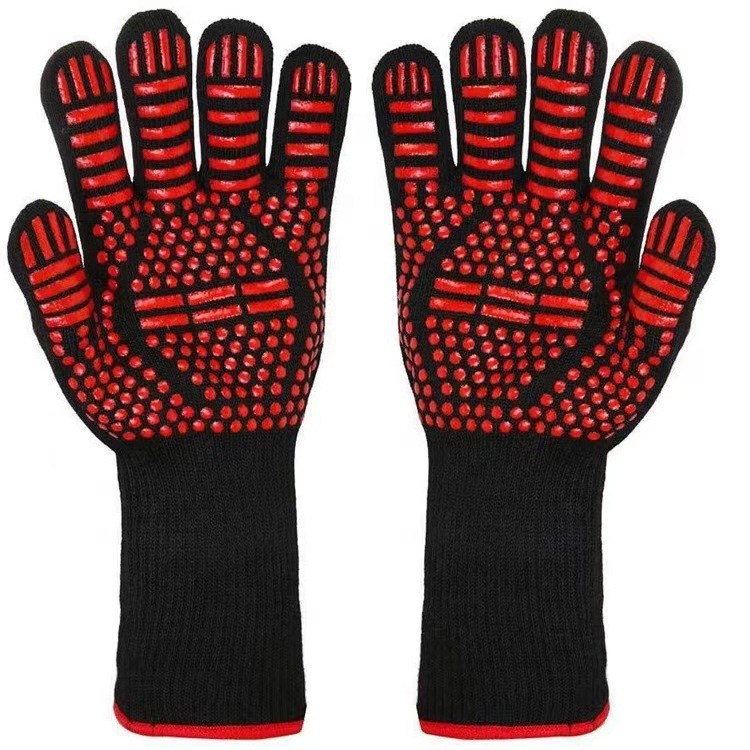 Amazon guantes explosivos resistentes a altas temperaturas guantes protectores de barbacoa horno de cocina horno microondas guantes de aislamiento térmico
