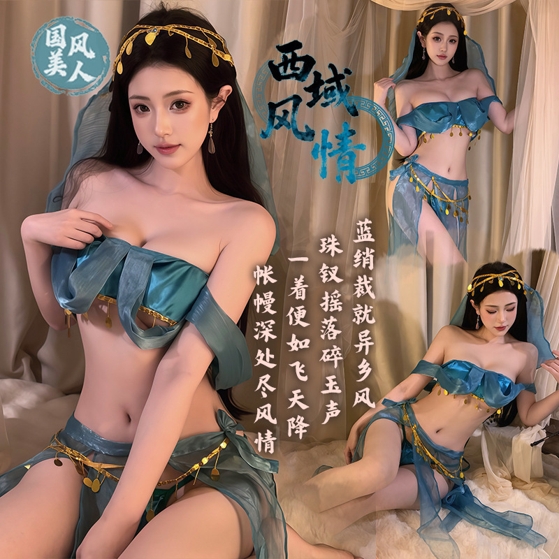 Lobe Sexy Lingerie Exotic Dancer Ancient Style Hanfu Sexy Lingerie Dunhuang Pajamas National Trend Plus Size Bellyband Temptation Lobe Sexy Lingerie Exotic Dancer Ancient Style Hanfu Sexy Lingerie Dunhuang Pajamas National Trend Plus Size Bellyband Temptation