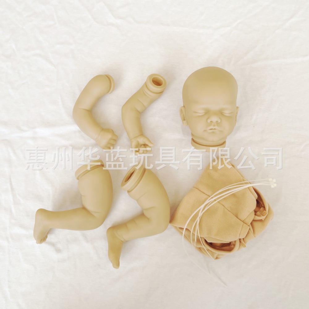 시뮬레이션  중생 인형 금형 DIY 시뮬레이션  비닐 흰색 배아 20 인치 재탄생 키트