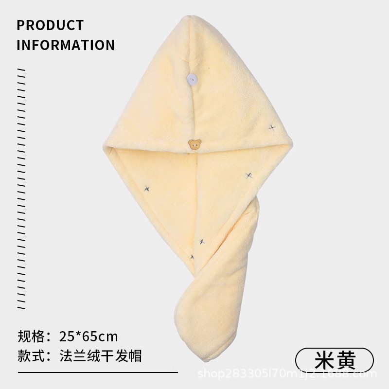 Sombrero de pelo seco para mujer, súper absorbente, secado rápido, engrosamiento, gorro de ducha de doble capa, champú, toalla para el cabello 2025 nueva toalla para el cabello seco