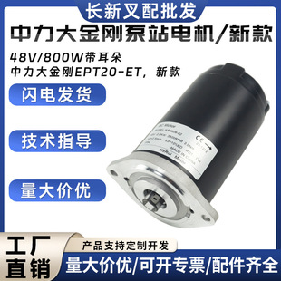 Zhongli donkey kong pump station motor 48V/800W with ear EPT20-ET hang fork donkey kong pump station motor