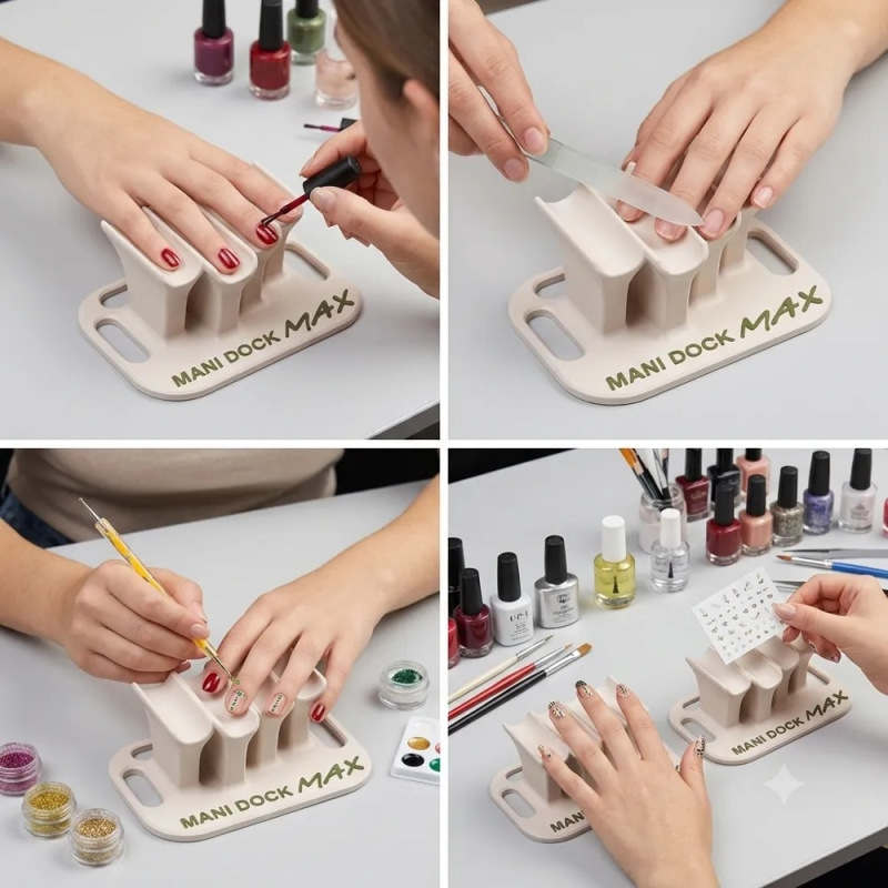 3D Printed Cross-Border New Product Ergonomic 4-Finger Nail Art Rest Manicure Hand Support 3D Printed Cross-Border New Product Ergonomic 4-Finger Nail Art Rest Manicure Hand Support