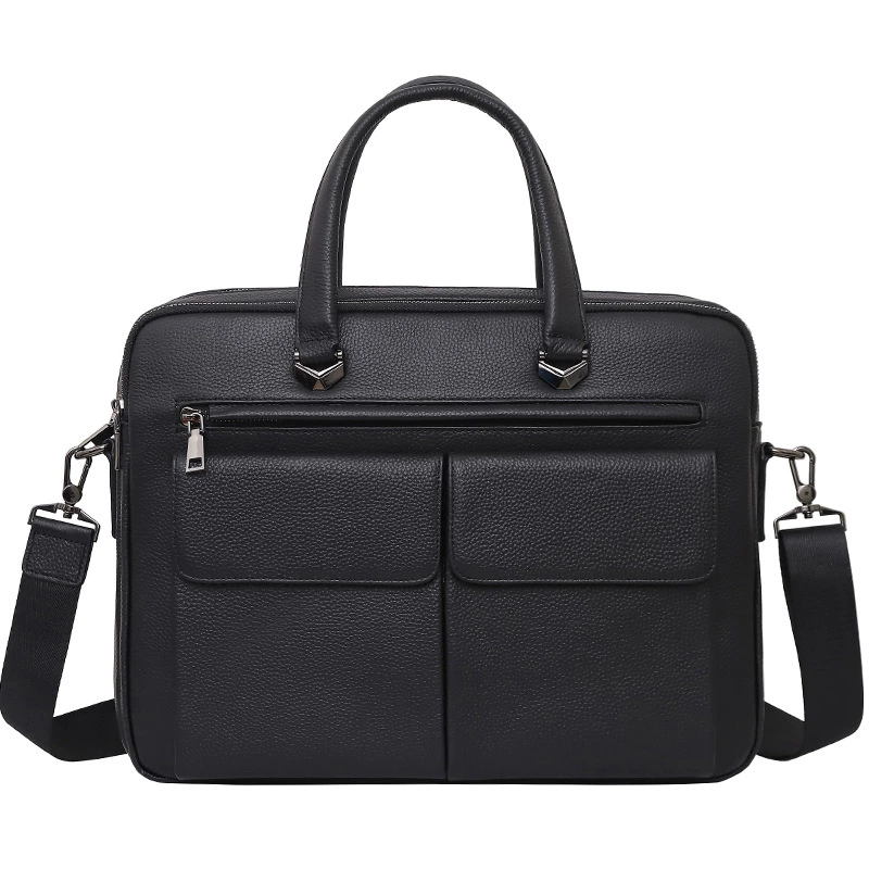 Capacious handheld leather universal bag strap, one-shoulder bag, genuine leather