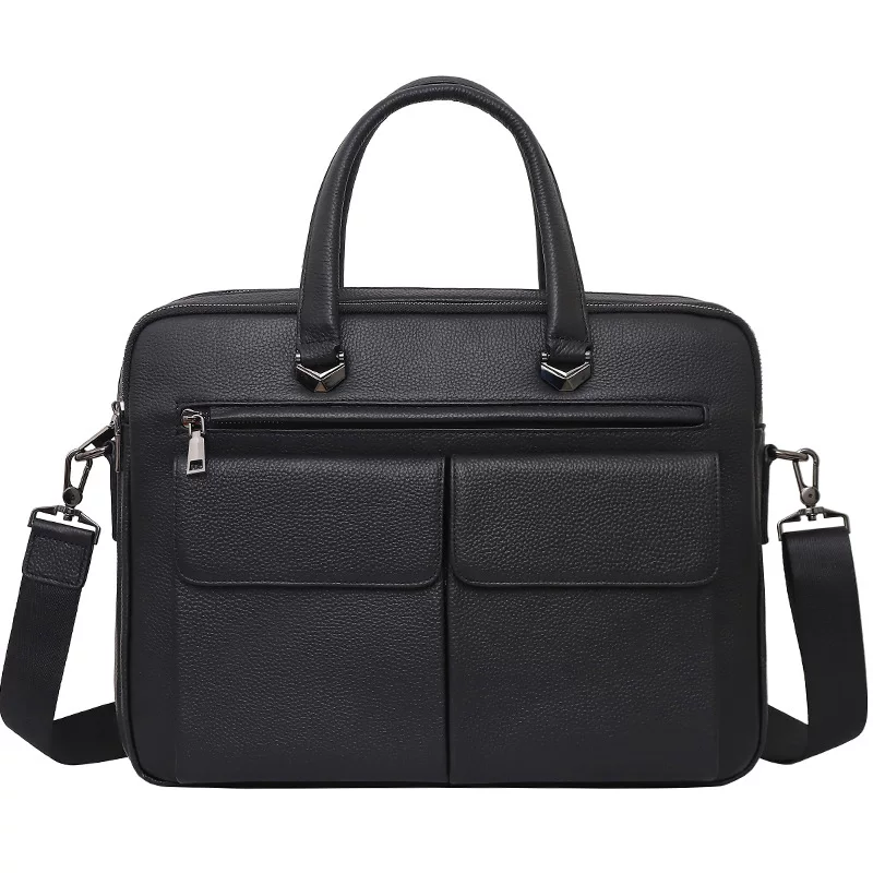 Capacious handheld leather universal bag strap, one-shoulder bag, genuine leather