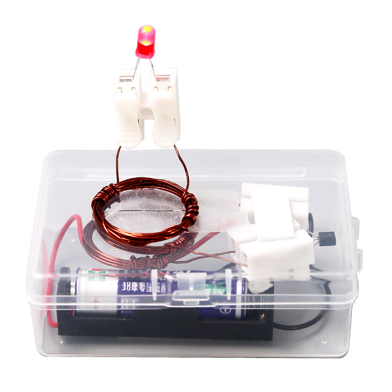 Inducción electromagnética, electricidad mágica, tecnología DIY, equipos experimentales científicos de fabricación pequeña, ayudas de enseñanza de ciencia popular