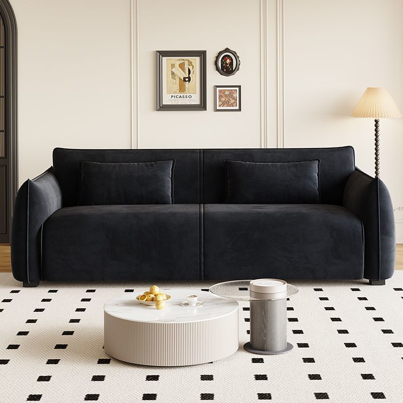 Rental House Renovation Nordic Light Luxury Small Apartment Warm Island Sofa Apartment Living Room Homestay Simple Straight Fabric Sofa