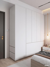 卧室床尾衣柜小户型夹缝窄柜家用收纳置物柜抽屉开门儿童衣橱