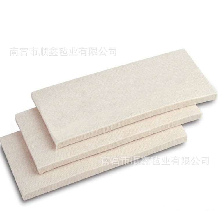 专业生产定做各种规格工业羊毛毡块、毛毡条、订做异型毛毡制件