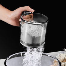 日本手持半自动面粉筛烘焙粉筛过筛器筛粉工具筛子过滤网蛋糕漏网