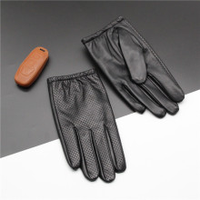 山羊皮手套男士四季薄款骑行摩托车开车透气防滑驾驶真皮触屏机车
