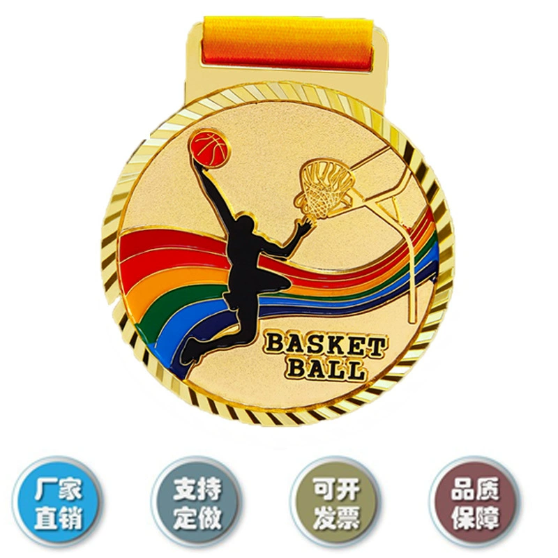 Производство медалей Металл Детский список Студенческий спортивный марафон Университет Марафон Медаль