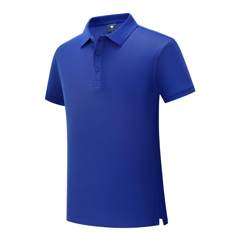 210G algodón peinado solapa polo impresión de verano personalizado camiseta publicitaria ropa de trabajo de hombres y mujeres mangas cortas