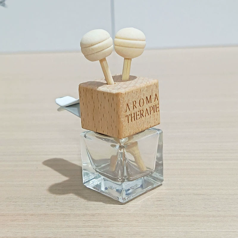 Transparent perfume, bottle, pendant for auto