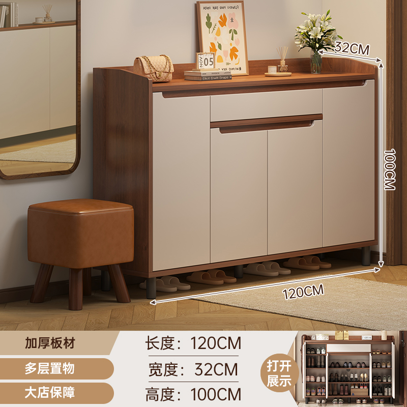 고대 백단 색상 신제품 피드백 캐비닛 100% 두꺼운 HDF 보드 120*32*100CM