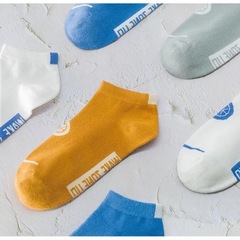 Men's socks, summer sports short socks, trendy for men, low-top thin basketball street shoes, factory goods for students on Instagram.