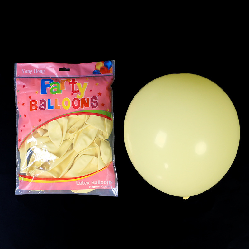 12-pulgadas 2,8G látex macaron globo fiesta de cumpleaños globo decoración de la habitación de la boda color caramelo globo al por mayor