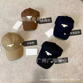 新款CE男女棒球帽水溶绣凯旋门外贸现货韩版网红街头百搭鸭舌帽