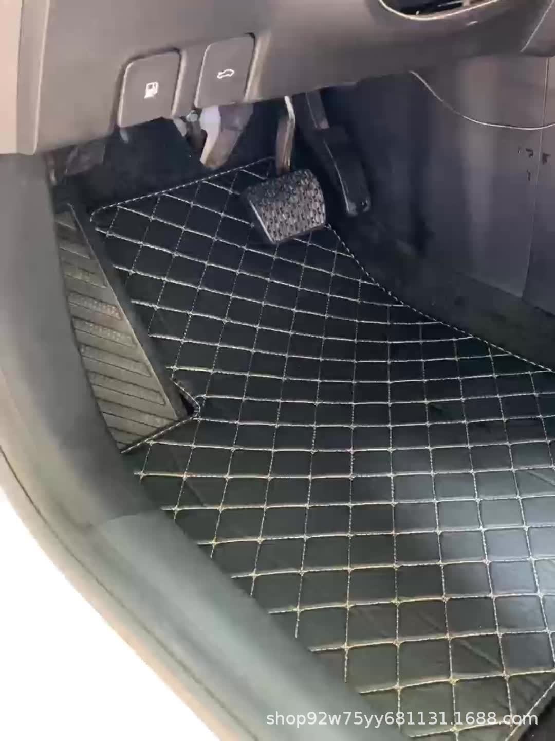 Cross-border best-selling universal car floor mats 5-piece set, waterproof, non-slip, durable leather, suitable for all seasons