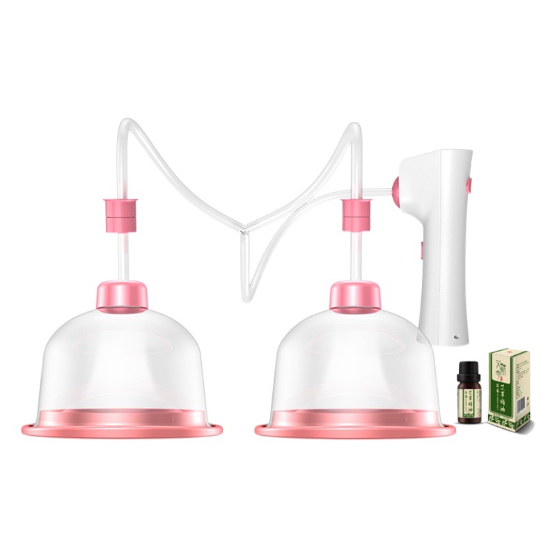 Xunqiu Electric Breast Massage Instrument Improves Sagging and Straightening Instrument, Electric Breast Suction and Enlarging Beauty Instrument for Large Breasts