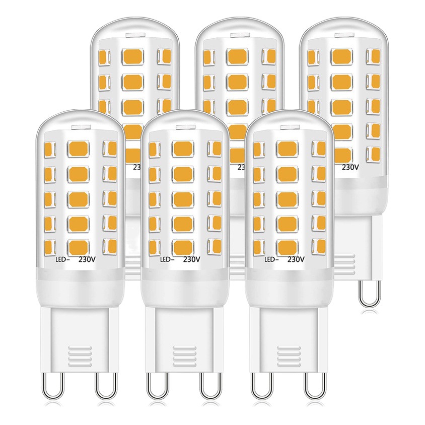 G9 lámpara perlas pin sin luz estroboscópica de LA UE CE certificación G9 fuente de luz G9 bombilla paquete de seis G9LED bombilla transfronteriza