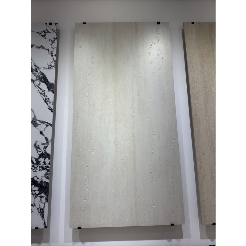 トラバーチンタイル 600X1200 リビングルーム床タイル白胚浴室壁タイル 750X1500 大型ボード背景壁|undefined