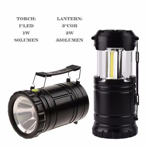 COB3+1 Stretches Outdoor Camping Lantern, Super Bright Campsite Tent Lantern, Automatic Pull Mini Horse Lantern, Outdoor Camping Lantern