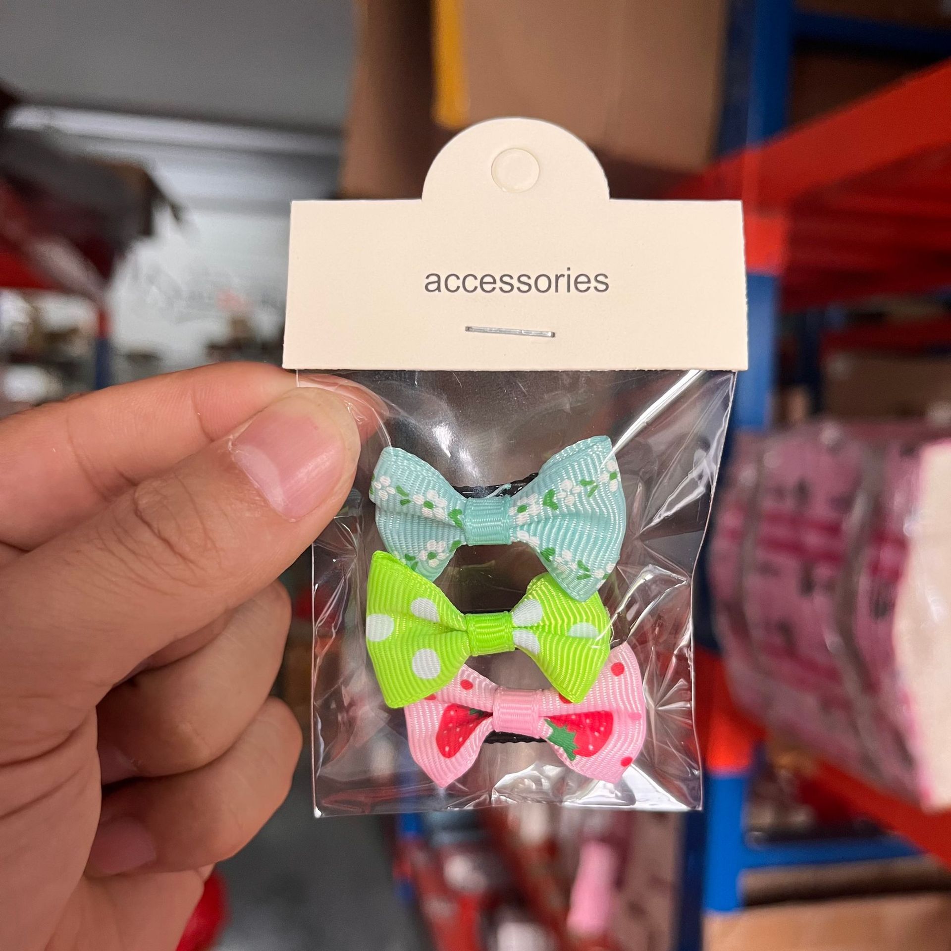 一百張直播間髮夾對摺卡片 發圈卡紙diy飾品包裝卡頭掛孔配件吊牌