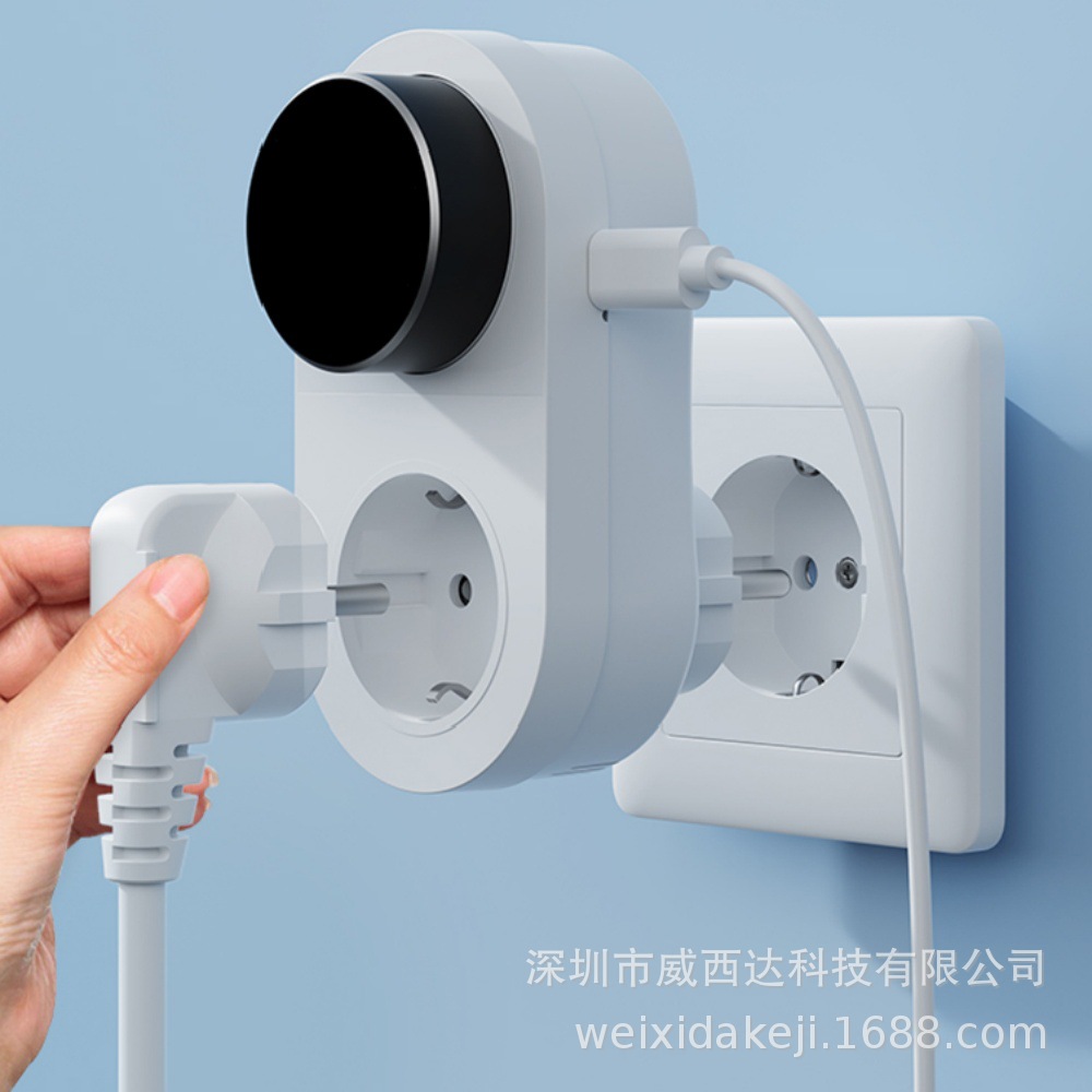 涂鸦WIFI智能温度控制器锅炉水泵温度开关插座式旋钮触摸式温控器