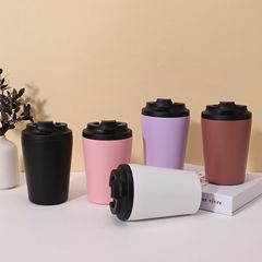 国境を越えた新しいアメリカン 12 オンスミルクコーヒーカップ 304 ステンレス鋼真空断熱カップ車旅行ウォーターカップ