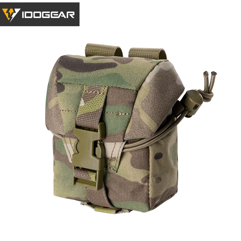 IDOGEAR pequeño escorpión de acero CP FRAGPOUCH multipropósito bolsas tácticas cuadradas bolsas de granadas bolsas modelo M67