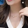 Chopsticks from pearl, small design necklace, advanced chain for key bag , Korean style, light luxury style, simple and elegant design, high-end, bright catchy style