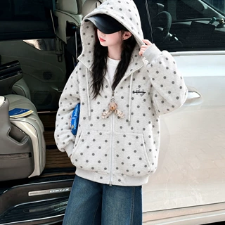 女童卫衣2026冬季洋气时髦韩版加厚加绒连帽冬装保暖女童内搭上衣