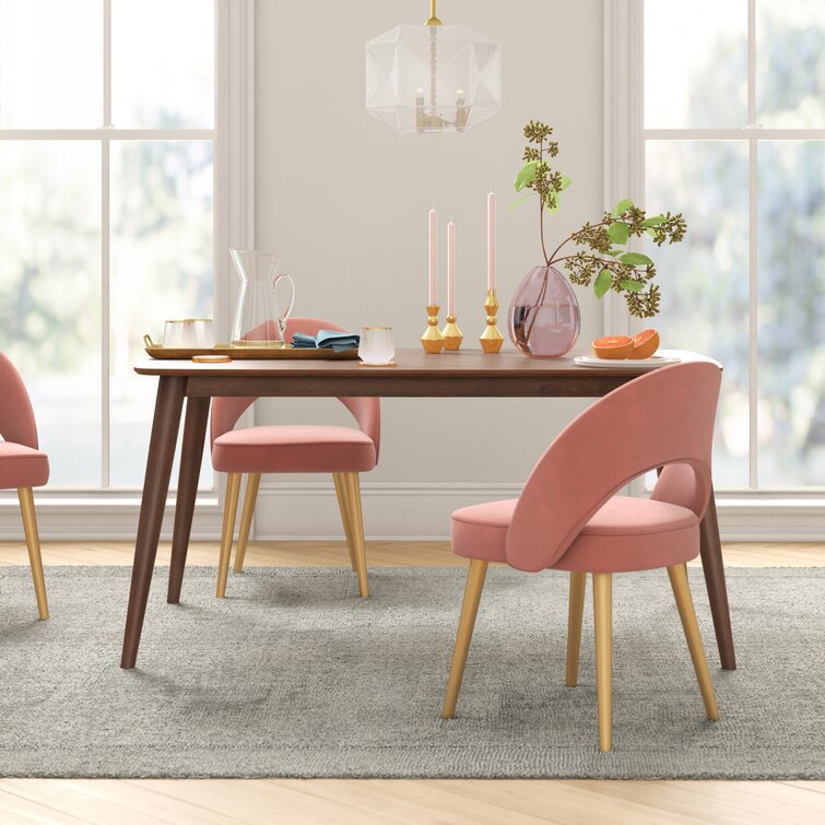 Mesa de comedor de MDF de exportación de lujo ligero de alta sensación de mesa de madera sólida simple mesa de comedor silla mesa de madera