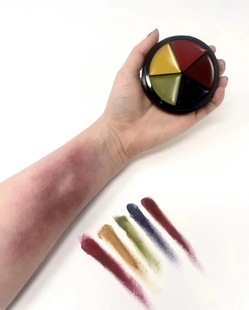 Физиологичная окрашенная многоцветная масляная краска для лица