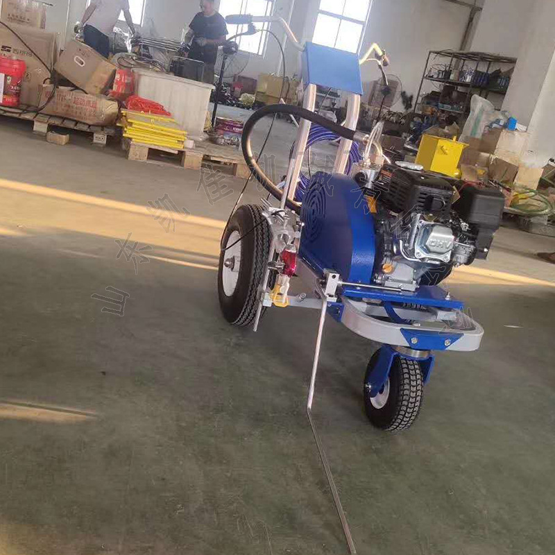 小型冷喷划线机 停车位道路冷喷画线机 手推车载马路冷喷式划线机