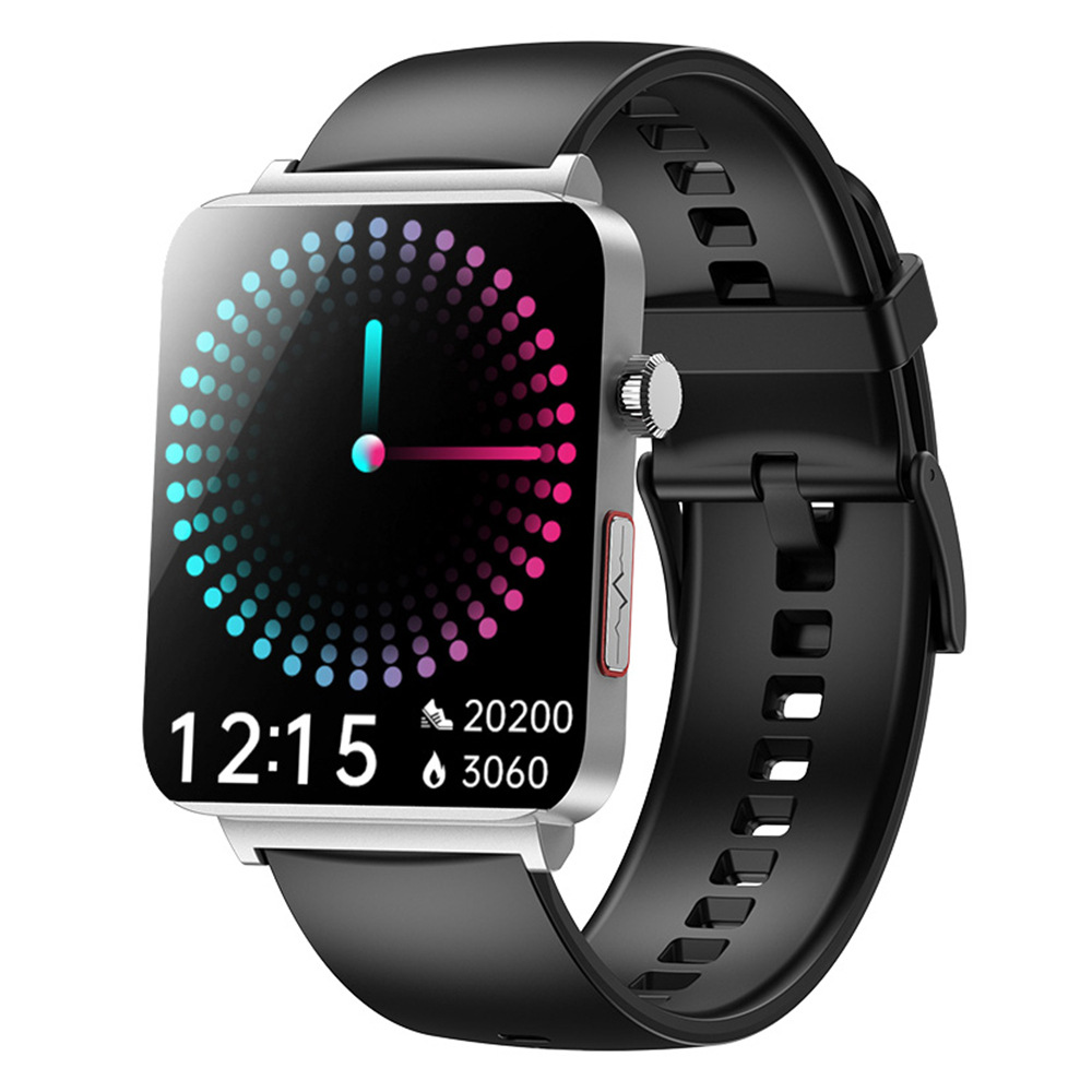 Cross-border KS03 pro reloj inteligente frecuencia cardíaca temperatura corporal Bluetooth llamadas ECG temperatura corporal no invasiva glucosa en sangre ejercicio