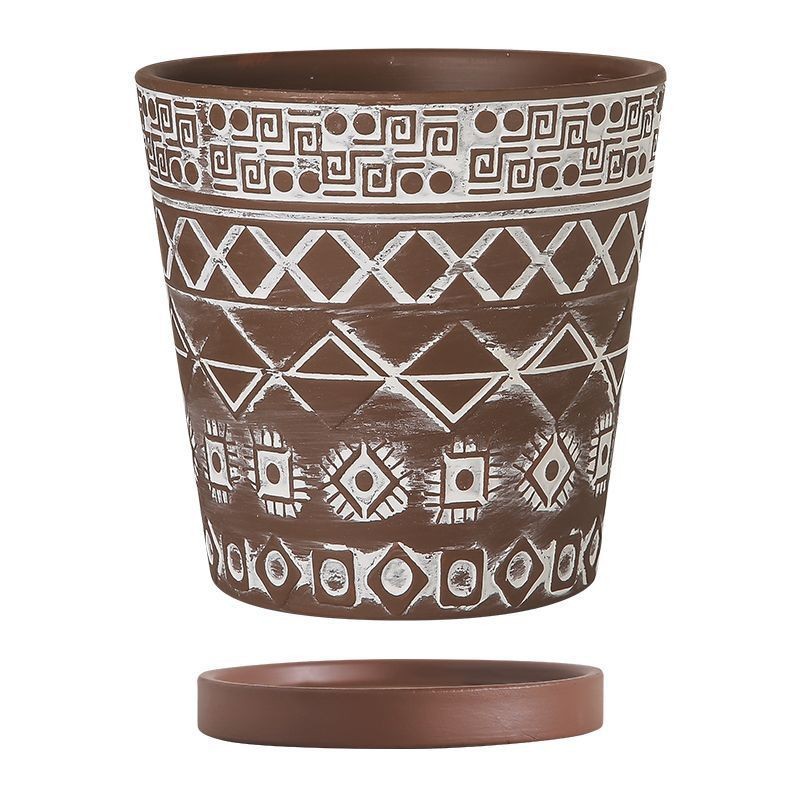 Brown with tray