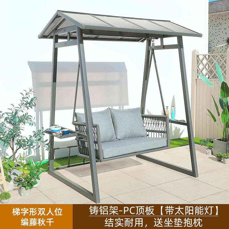 Columpio al aire libre hamaca patio acostado cama balcón silla colgante jardín reclinable ocio Nordic Internet celebridad columpio