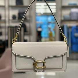 蔻家2025新款tabby26休闲真皮酒神包经典复古法棍包斜跨单肩牛皮