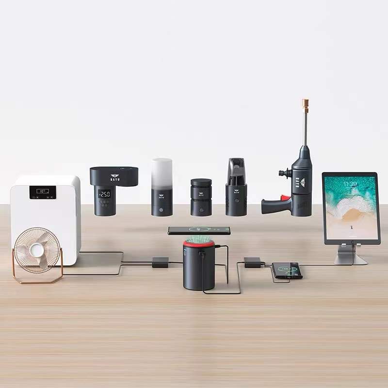 百羽无线洗车机车用家用便携式锂电池高压水枪强力洗地充电式清洗